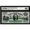 Image 1 : 1872 $50 State of South Carolina Obsolete Note PMG Gem Uncirculated 66EPQ