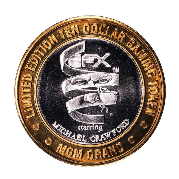 .999 Silver MGM Grand Las Vegas $10 Casino Limited Edition Gaming Token