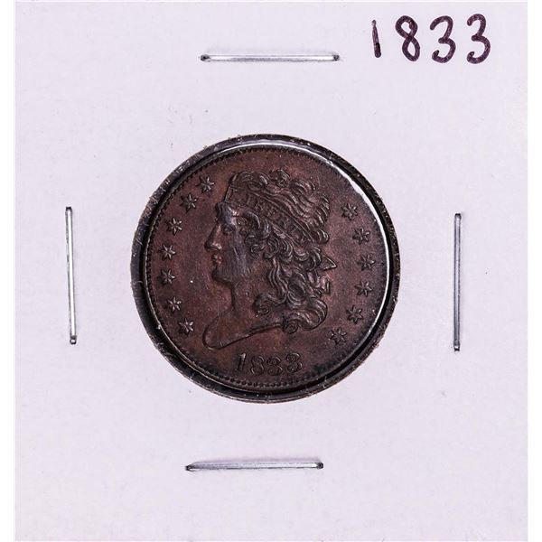 1833 Classic Head Half Cent Coin