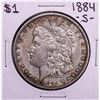 Image 1 : 1884-S $1 Morgan Silver Dollar Coin