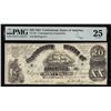 Image 1 : 1861 $20 Confederate States of America Contemporary Counterfeit Note CT-18 PMG VF25