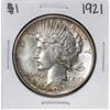 Image 1 : 1921 $1 Peace Silver Dollar Coin