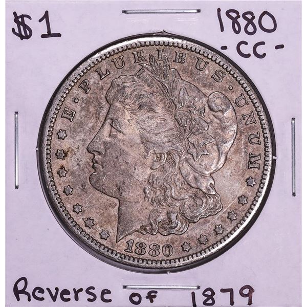 1880-CC Reverse of 1879 $1 Morgan Silver Dollar Coin