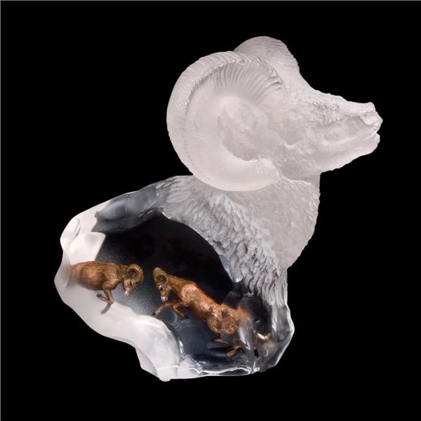 Kitty Cantrell "Mountain Spirit" Limited Edition Mixed Media Lucite Sculpture