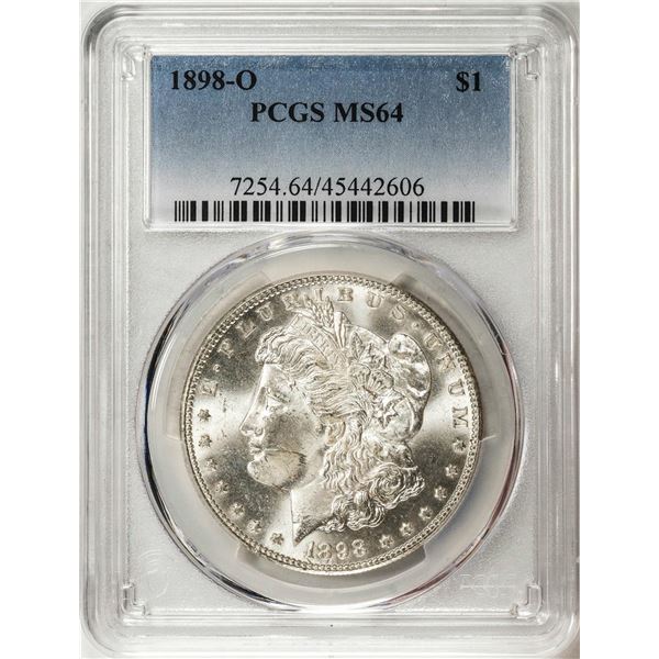 1898-O $1 Morgan Silver Dollar Coin PCGS MS64