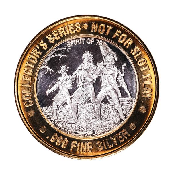 .999 Silver Taj Mahal Casino Atlantic City, NJ $10 Limited Edition Gaming Token