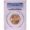 Image 1 : 1894 $10 Liberty Head Eagle Gold Coin PCGS MS63+