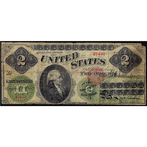 1862 $2 Legal Tender Note