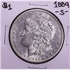 Image 1 : 1889-S $1 Morgan Silver Dollar Coin