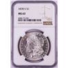 Image 1 : 1878-S $1 Morgan Silver Dollar Coin NGC MS63
