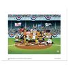 Image 1 : Looney Tunes "Line Up At The Plate (Astros)" Limited Edition Giclee On Paper