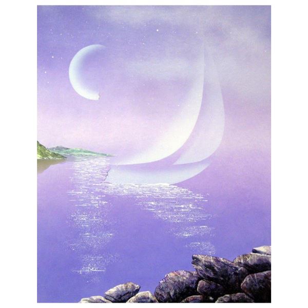 Ken Shotwell "Moon Tip" Original Acrylic On Board