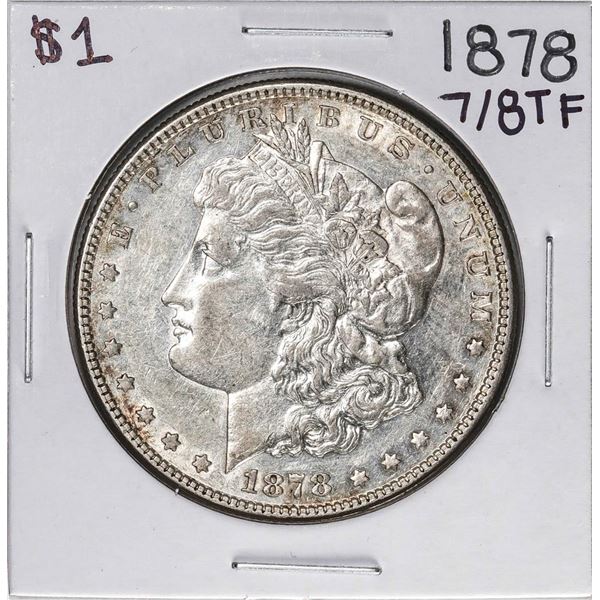 1878 7/8TF $1 Morgan Silver Dollar Coin