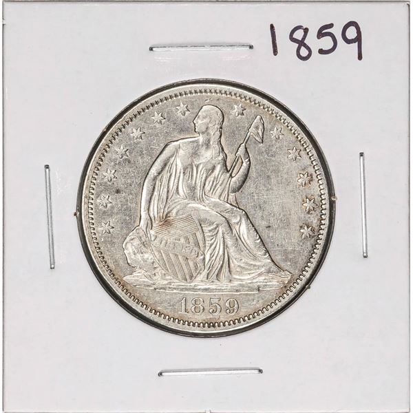 1859 Seated Liberty Half Dollar Coin