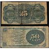 Image 2 : Lot of (2) 1863 25 Cent and 50 Cent Fourth issue Fractional Currency Notes