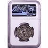 Image 2 : Ancient Seleucid Kingdom 138-129 BC Antiochus VII Tetradrachm Cappadocia Coin NGC AU