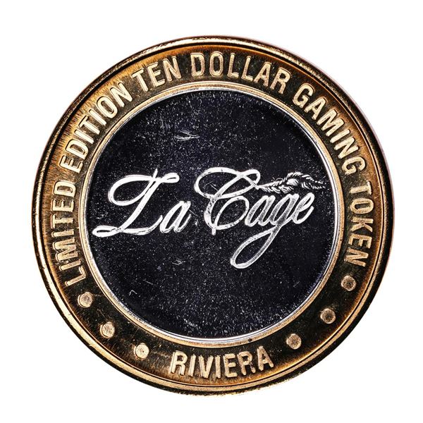 .999 Silver Riviera Hotel & Casino Las Vegas $10 Casino Limited Edition Gaming Token