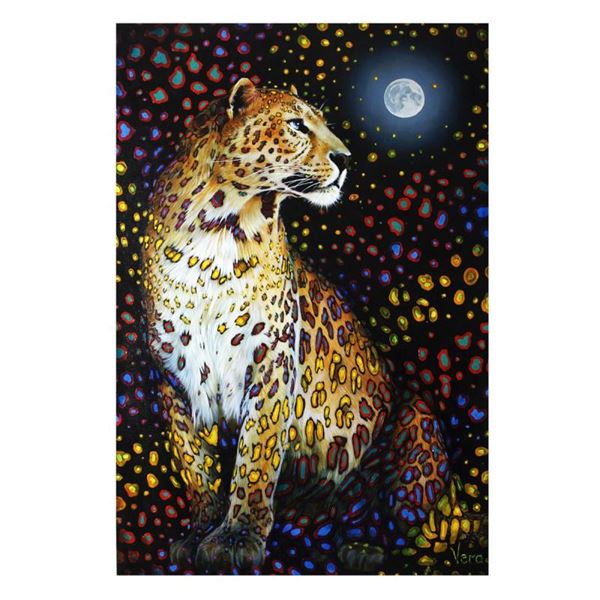 Vera Goncharenko "Looking At The Moon" Limited Edition Giclee On Canvas