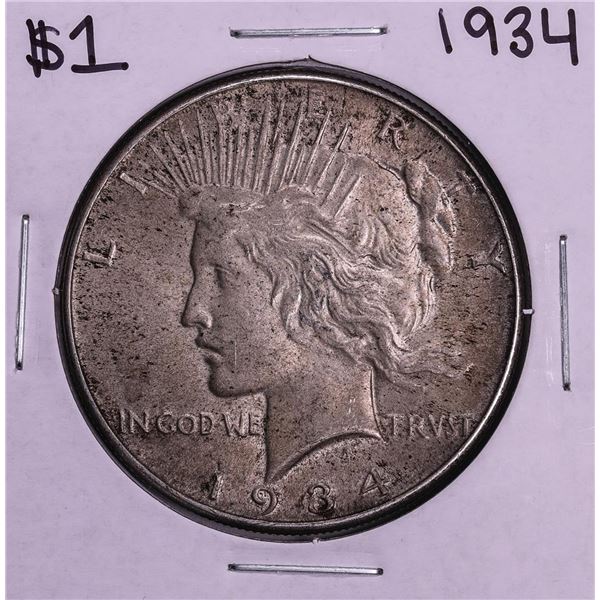 1934 $1 Peace Silver Dollar Coin