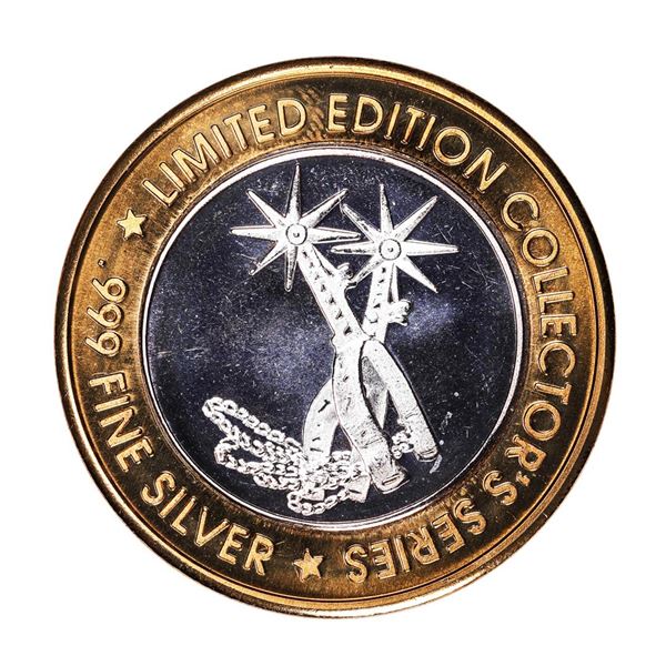 .999 Silver Boomtown Biloxi, MI $10 Casino Limited Edition Gaming Token