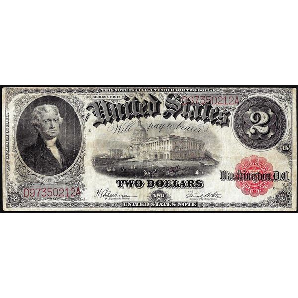 1917 $2 Legal Tender Note