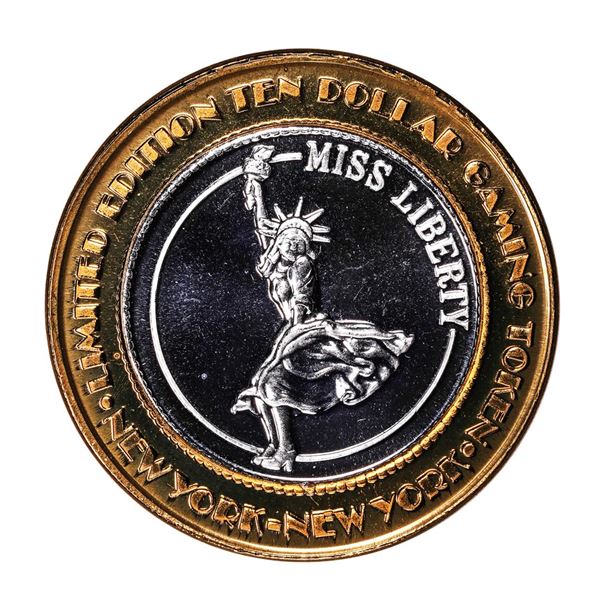 .999 Silver New York New York Hotel & Casino $10 Limited Edition Gaming Token