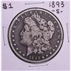 Image 1 : 1893-S $1 Morgan Silver Dollar Coin