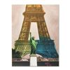 Image 1 : "Ringo" Daniel Funes "Eiffel Tower" Original Mixed Media On Canvas