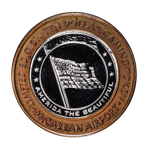 .999 Silver McCarran International Airport Las Vegas, NV $10 Limited Gaming Token