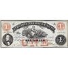 Image 1 : 1862 $1 Virginia Treasury Obsolete Note