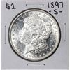 Image 1 : 1897-S $1 Morgan Silver Dollar Coin