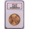 Image 1 : 1875-S $20 Liberty Head Double Eagle Gold Coin NGC MS60