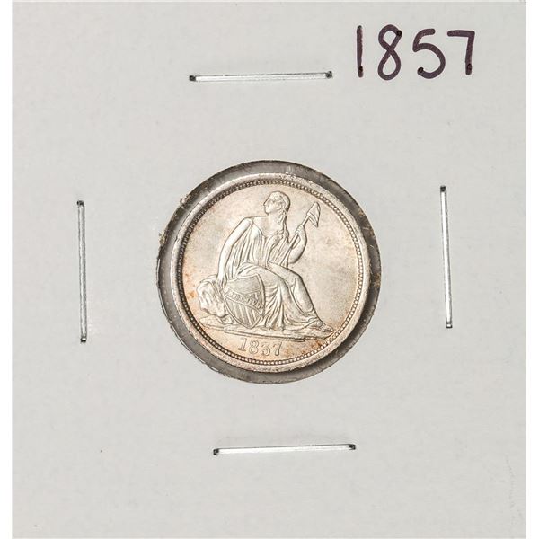 1857 Seated Liberty Dime Coin