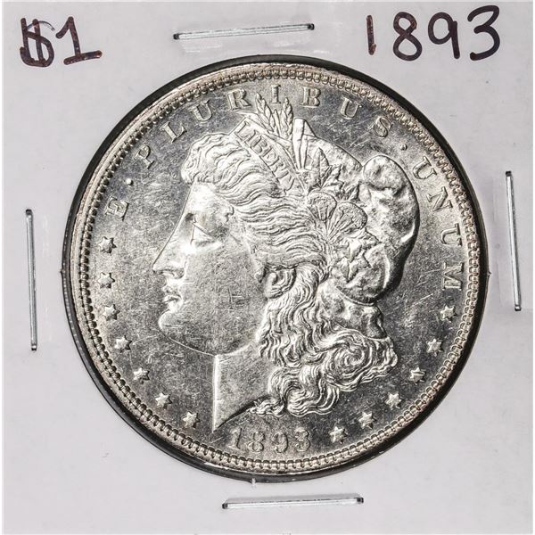 1893 $1 Morgan Silver Dollar Coin