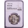 Image 1 : 1948-D Franklin Half Dollar Coin NGC MS64FBL