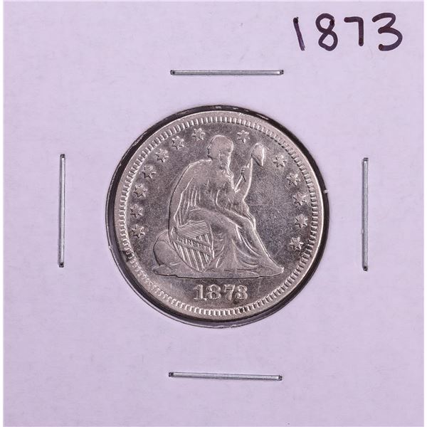 1873 Seated Liberty Quarter Coin