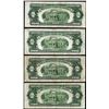 Image 2 : Lot of (4) 1928 $2 Legal Tender Notes