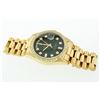 Image 6 : Rolex Men's 18K Yellow Gold Diamond Day Date Presidential Wristwatch