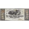 Image 1 : 1863 $3 State of North Carolina Raleigh Obsolete Note
