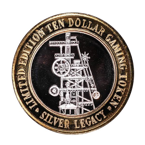 .999 Silver Silver Legacy Reno, Nevada $10 Casino Limited Edition Gaming Token