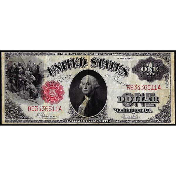 1917 $1 Legal Tender Note