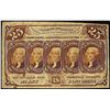 Image 1 : July 17, 1862 First Issue Twenty-Five Cents Fractional Currency Note