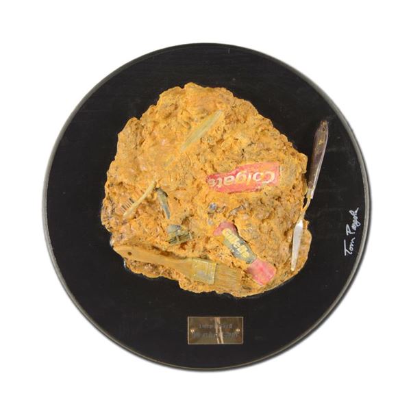 Tom Pergola "Future Fossil: Morning Stuff" Original Mixed Media Sculpture