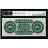 Image 2 : 1872 $20 State of South Carolina Obsolete Note PMG Gem Uncirculated 66EPQ