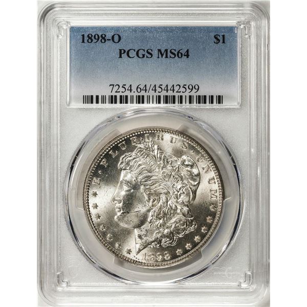 1898-O $1 Morgan Silver Dollar Coin PCGS MS64