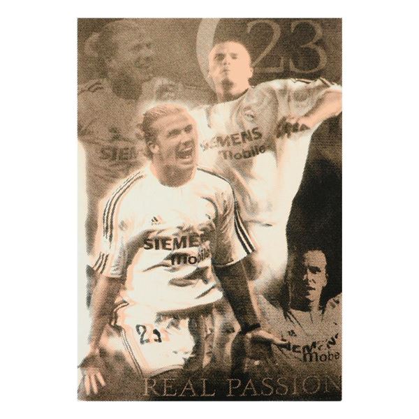 "Ringo" Daniel Funes "David Beckham" Original Mixed Media On Canvas