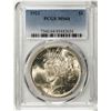 Image 1 : 1923 $1 Peace Silver Dollar Coin PCGS MS64
