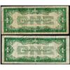 Image 2 : Lot of (2) 1928A $1 Funnyback Silver Certificate Notes