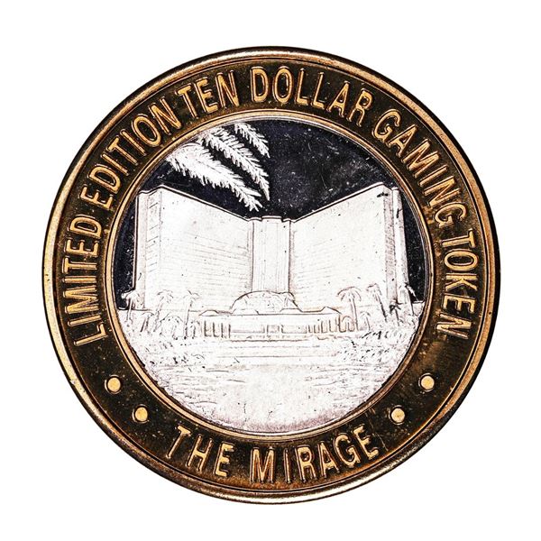 .999 Silver The Mirage Las Vegas, Nevada $10 Limited Edition Casino Gaming Token