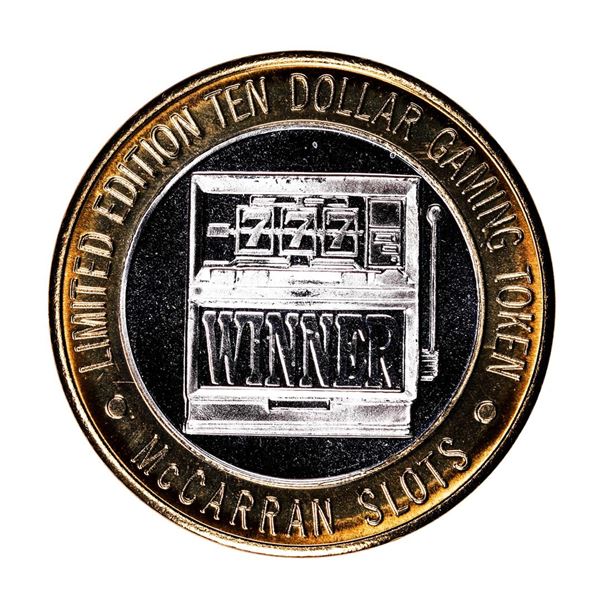 .999 Silver McCarran International Airport Las Vegas, NV $10 Limited Casino Token